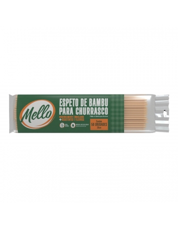 Palito de Bambu para Churrasco 30cm - MELLO