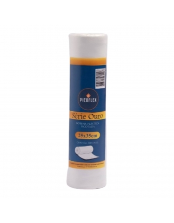 Bobina Picotada Ouro 25x35 2Kg - PICOFLEX