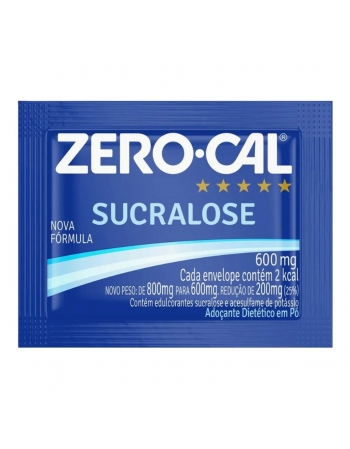 Sachet Adoçante Sucralose 600mg - ZERO CAL