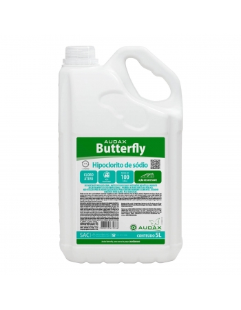Butterfly Hipoclorito de Sódio 5% 5L - AUDAX
