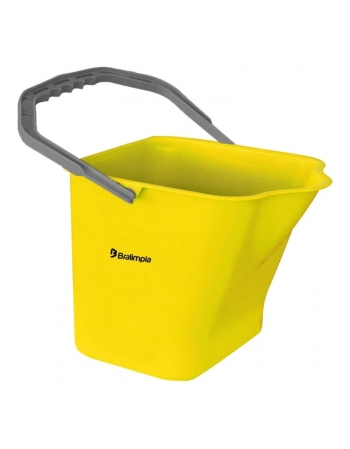 Balde com Alça Amarelo 15L - BRALIMPIA