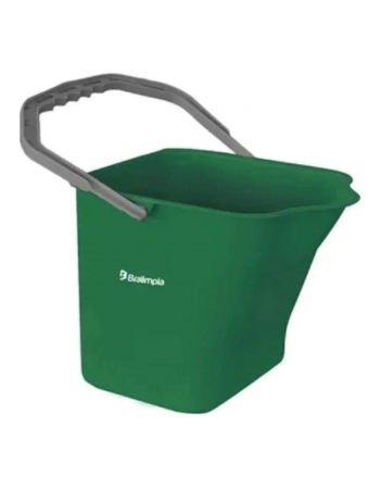 Balde com Alça Verde 15L - BRALIMPIA