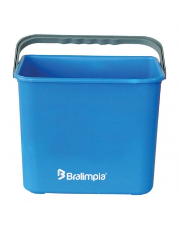 Balde com Alça Azul 4L - BRALIMPIA