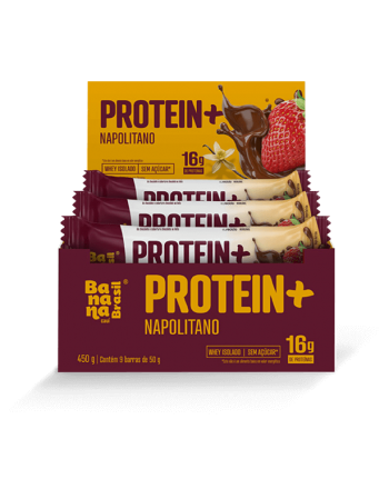 Barra Protein Napolitano - Banana Brasil - 9x50g
