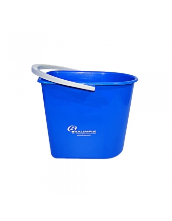 Balde com Alça Mopinho Azul 12L - BRALIMPIA