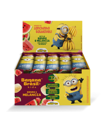 Barra de Frutas Kids Uva - Banana Brasil - Display de 20 x 22g