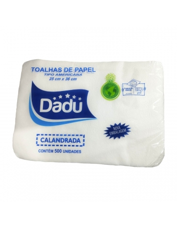 TOALHA AMERICANA BRANCO 25X36 C/500 - DADU