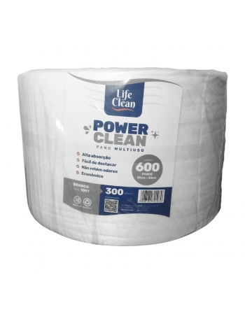 Pano Multiuso Branco 20x300m - LIFE CLEAN