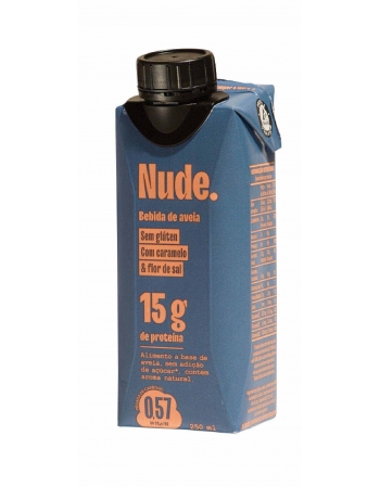 BEBIDA NUDE PRO CARAMELO FLOR DE SAL 250ML