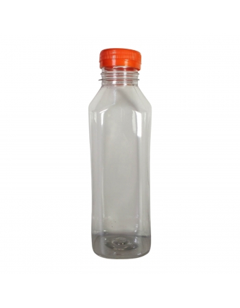 GARRAFA PET QUAD. C/100 Q500ML (LARANJA)