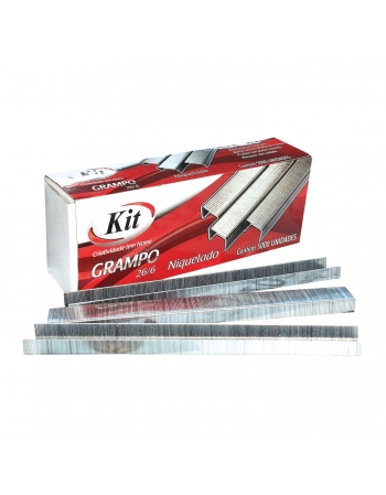 Grampo Niquelado 26/6 - KIT