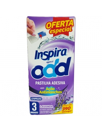 Pastilha Adesiva Desinfetante Lavanda - Inspira ODD