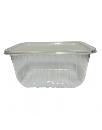 Pote Retangular com Tampa 1500mL (KPR-1500) - TOTALPLAST