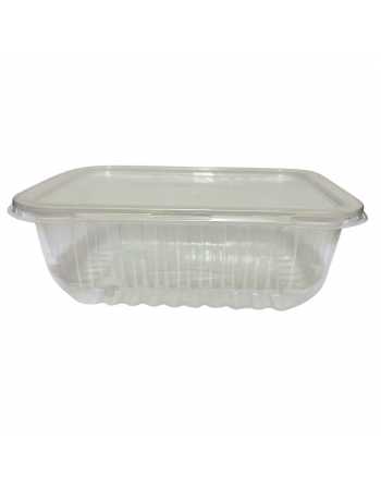 Pote Retangular com Tampa 500mL (KPR-500) - TOTALPLAST