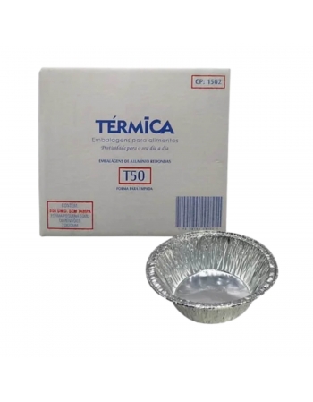 Forma de Alumínio para Empada 50mL (T50) - TÉRMICA