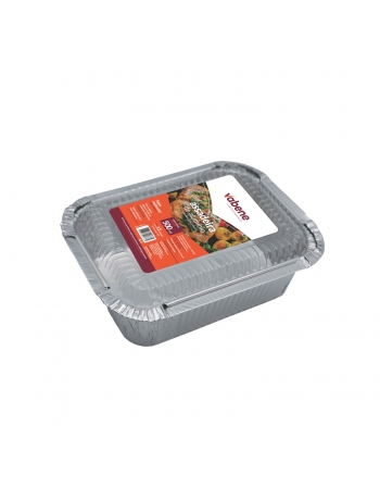 Assadeira Retangular 500mL com Tampa PET - VABENE