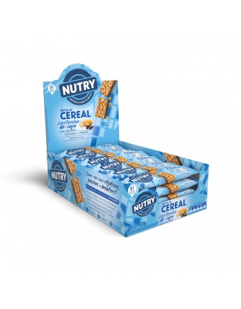 Barra De Cereais Nutry Castanha De Cajú E Chocolate - Nutrimental - Display Com 24 Unidades De 22G