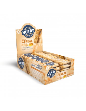 Barra De Cereais Nutry Aveia Banana E Mel - Nutrimental - Display Com 24 Unidades De 22G