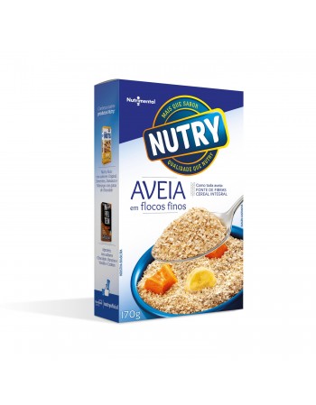 Aveia Flocos Finos Nutry - Nutrimental - Unidade De 170G