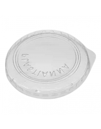Tampa Branca para Copo/Pote 60mL - ECOFOODPACK